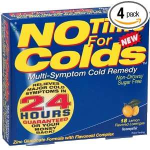   Multi Symptom Cold Remedy, Lemon Flavored Lozenges 18 Ct (Pack of 4