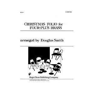  Christmas Folio for Four Plus Brass   F Horn/Tuba Musical 