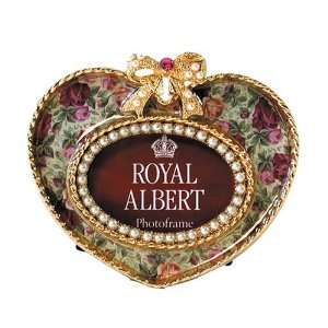 Royal Albert Old Country Roses Jeweled Heart Frame  