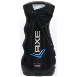  AXE SHOWER GEL MARINE 250ML (8.45 OZ) (Pack of 6) Beauty