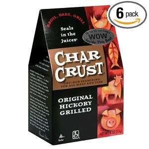 Char Crust Dry Rub Seasoning for All Meat and Fish, Original Hickory 