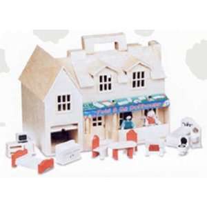  Melissa & Doug Fold & Go Doll House: Toys & Games