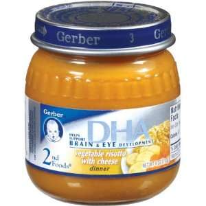 Gerber 2nd Foods Baby Foods DHA Vegetable Risotto with Cheese Dinner 