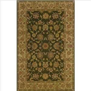 Luxury Green Transitional Wool Rug Size: 10 x 13 