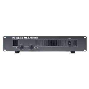    Phonic Max 2500 Plus 1500 Watt Power Amplifier Musical Instruments