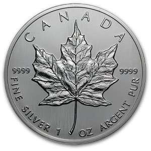  1988 1 oz Silver Canadian Maple Leaf (Brilliant 