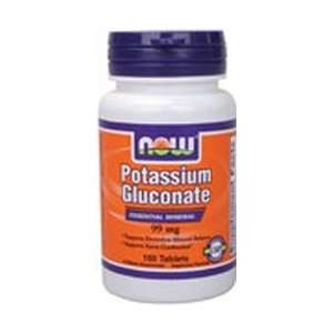  NOW Foods   Potassium Gluconate 99 mg 100 tabs Health 