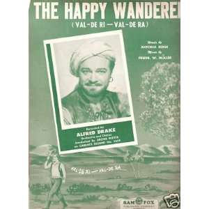  Sheet Music The Happy Wanderer Alfred Drake 75 Everything 