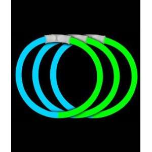  50 8 Glow Stick Bracelets Blue/Green Glowsticks: Toys 