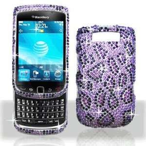  Blackberry 9800 9810 Torch AT&T Full Diamond Purple Black 