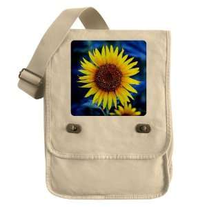  Messenger Field Bag Khaki Young Sunflower 