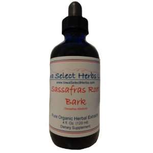  Sassafras Root Bark Extract 4oz: Health & Personal Care