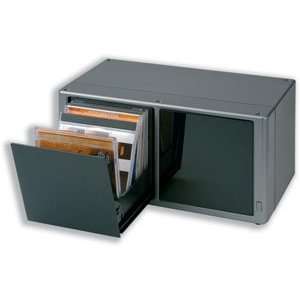  CCS45001   CD/DVD Storage Cabinets, 2 Drawers, 15x8 1/2x7 