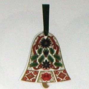    Royal Crown Derby Christmas Tree Decorations Bell: Home & Kitchen
