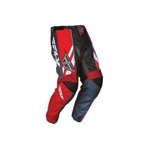  2012 FLY RACING YOUTH F 16 PANTS (RED/BLACK): Automotive