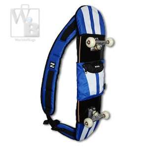Ozel Blue Racer Skateboard Backpack 