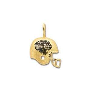   Jacksonville Jaguars helmet charm Gold and Diamond Source Jewelry