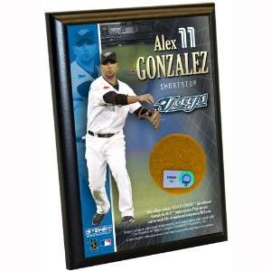  MLB Toronto Blue Jays Alex Gonzalez 4 by 6 Inch Dirt 