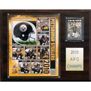  NFL Pittsburgh Steelers 2010 AFC Champions Plaque