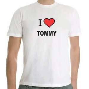  Tommy Tshirt I Love Tommy Size Adult Large Everything 