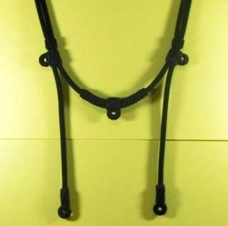 Thai Buddhist Amulet Black handmade necklace 5 hooks  
