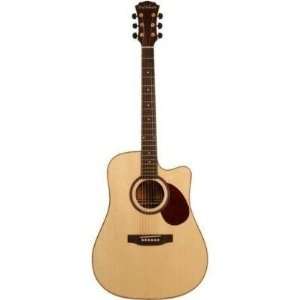   Dreadnought All Solid Electro Acoustic Guitar Musical Instruments