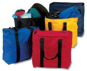 COLORS ALL PURPOSE TOTE, ZIPPERED MAIN COMPARTMENT  