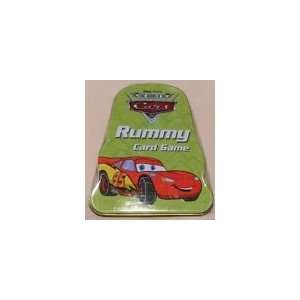   Cars RUMMY Card Game in Tin [Features Lightning McQueen] Toys & Games