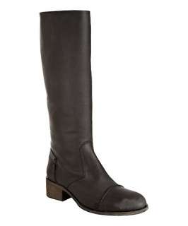 Charles David black leather Roar welt seam tall boots