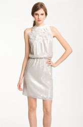 New Markdown Kathy Hilton Sequin Blouson Halter Dress Was: $395.00 Now 