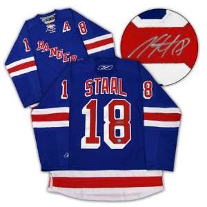  MARC STAAL New York Rangers SIGNED RBK Hockey Jersey 