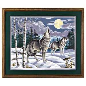  Call of the Wilderness (Wolves) (20x16) Lg.Paint by Number 