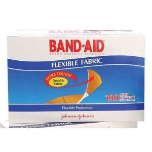  & Johnson 3/4 X 3 Band Aid Flexible Fabric Strip Adhesive Bandage 