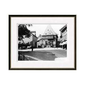  An Old Hotel In The Town Square Goslar C1910 Framed Giclee 