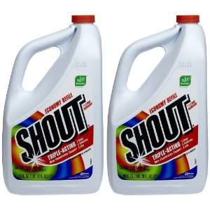 Shout Stain Remover Liquid Refill, 60 oz 2 pack  Kitchen 