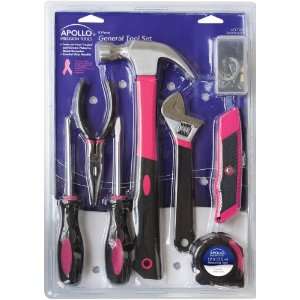   Tools DT1043NP 8 Piece General Tool Kit   Pink: Home Improvement
