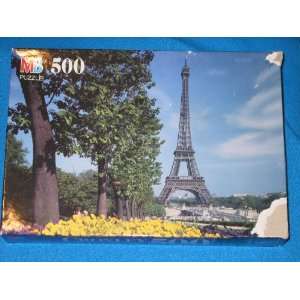  500 Piece Puzzle  Eiffel Tower, Paris: Toys & Games