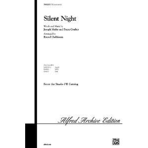 Silent Night Choral Octavo Choir Words and music by Joseph 