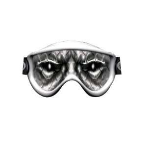  SkullSkins Diamond Plate Black Motorcycle Goggle Skin 