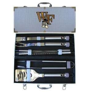   : Wake Forest Demon Deacons NCAA 8pc BBQ Tools Set: Sports & Outdoors