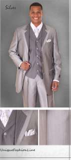 New Mens 3 piece Milano Moda Stylish Modern High Fashion Suit 5 