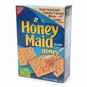 Nabisco Honey Maid, Honey Graham Crackers 14.4 oz (Quantity of 7)