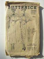 Lot 4 Womens Vintage Clothing Patterns Vogue Butterick ADVANCE 1930s 