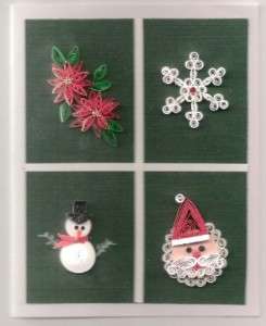 Christmas Card & Gift Tag quilling kit  