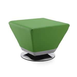   Design T 6 green Cube Leatherette Ottoman:  Home & Kitchen