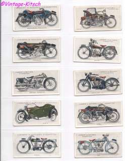 LAMBERT & BUTLER MOTOR CYCLES SET 1923  