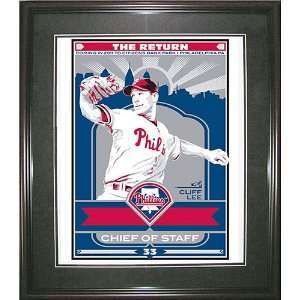  Philadelphia Phillies Cliff Lee Framed Limited Edition 