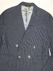 Boys Gray Grey Pinstriped DRESS SUIT Blazer & Pants sz 5  