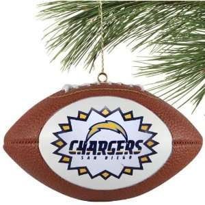  San Diego Chargers Mini Replica Football Ornament: Sports 