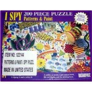  I SPY Patterns & Paint Puzzle 200 Pieces Toys & Games